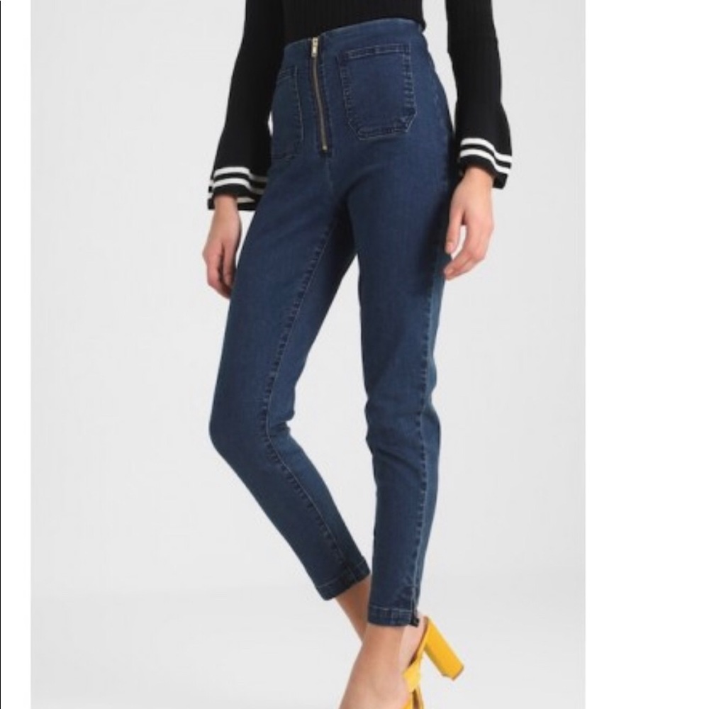 Denim skinny jeans